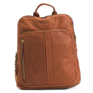 AMERICAN LEATHER CO. Brandy Leather Cleveland Backpack